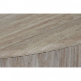 Tavolo da Pranzo Home ESPRIT Bianco Beige Granito Legno MDF 220 x 100 x 75 cm