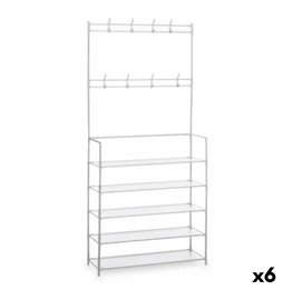 Quadro Home ESPRIT Bianco Dorato Porporina Londra Loft 150 x 3 x 100 cm (2 Unità)