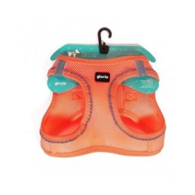 Imbracatura per Cani Gloria Air Mesh Trek Star Regolabile Arancio L (33,4-35 cm)