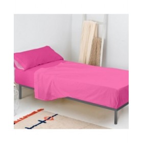 Lenzuolo con angoli HappyFriday BASIC KIDS Fucsia 105 x 200 x 32 cm