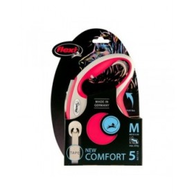 Guinzaglio per Cani Flexi NEW COMFORT 8 m Rosso Taglia L