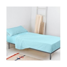 Lenzuolo con angoli HappyFriday BASIC KIDS Azzurro 105 x 200 x 32 cm