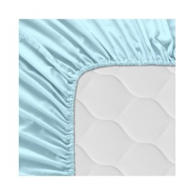 Lenzuolo con angoli HappyFriday BASIC KIDS Azzurro 105 x 200 x 32 cm