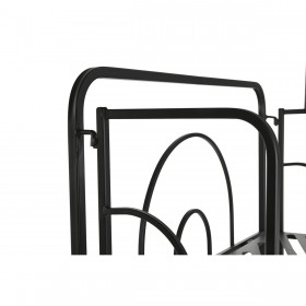 Scaffale Home ESPRIT Nero Metallo 60 x 27 x 160 cm