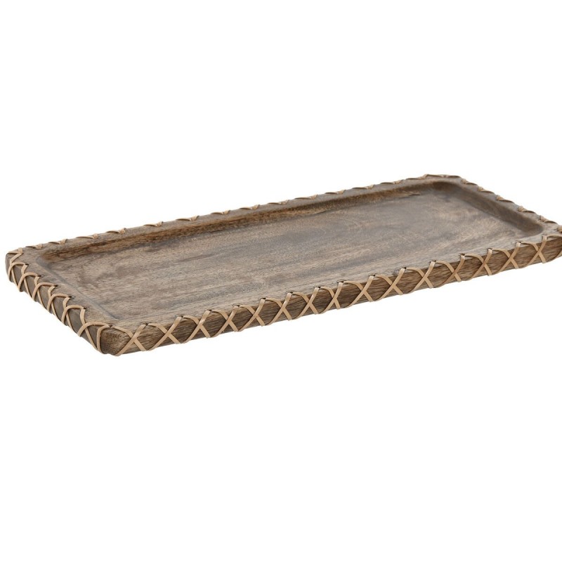 Centrotavola Home ESPRIT Naturale Legno di mango Coloniale 33 x 13 x 1,25 cm