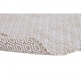 Tappeto Home ESPRIT Bianco Naturale 120 x 1 x 180 cm