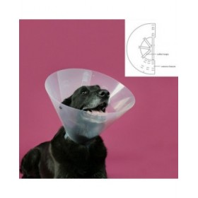 Collare elisabettiano per cani KVP Betsy Trasparente (39-48 cm)