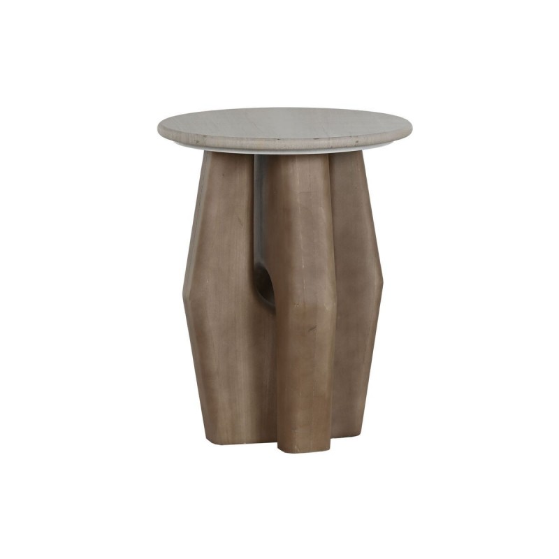 Tavolo aggiuntivo Home ESPRIT Legno Marmo 40 x 40 x 51 cm