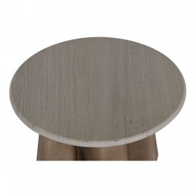 Tavolo aggiuntivo Home ESPRIT Legno Marmo 40 x 40 x 51 cm