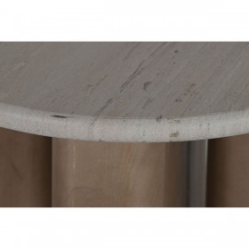 Tavolo aggiuntivo Home ESPRIT Legno Marmo 40 x 40 x 51 cm