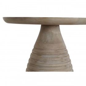 Tavolo aggiuntivo Home ESPRIT Dorato Naturale Legno Metallo 41 x 41 x 53 cm