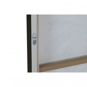 Quadro Home ESPRIT Verde Beige Palme Dorato Tropicale 63 x 4,5 x 93 cm (2 Unità)