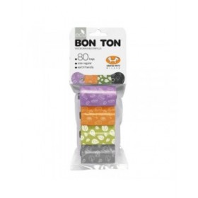 Borse igieniche United Pets Bon Ton Regular Cane Colori assortiti (4 x 20 uds)