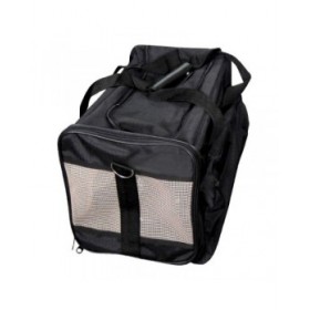 Borsa a Tracolla per Animali Domestici Gloria Trip Nero Pieghevole 52 x 30 x 30 cm