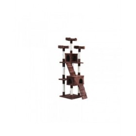 Albero tiragraffi per gatti Gloria 50 x 50 x 170 cm Marrone Legno Carta Sisal