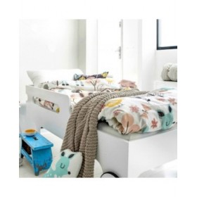 Set di copripiumino HappyFriday Moshi Moshi Woodland Multicolore Singolo 2 Pezzi