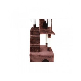 Albero tiragraffi per gatti Gloria 50 x 50 x 170 cm Marrone Legno Carta Sisal