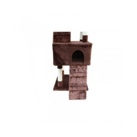 Albero tiragraffi per gatti Gloria 50 x 50 x 170 cm Marrone Legno Carta Sisal