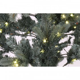 Albero di Natale Home ESPRIT Verde Metallo Polietilene 125 x 125 x 210 cm
