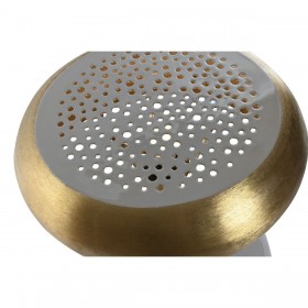 Lampada da tavolo Home ESPRIT Grigio Dorato Metallo 4 W 220 V 36 x 36 x 37,5 cm