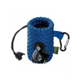 Dispenser di Buste per Animali Domestici Hunter Azzurro Portaborse Rete