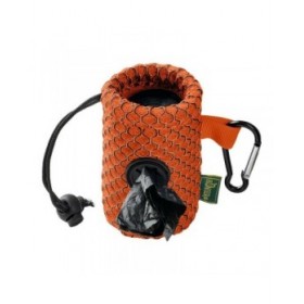 Dispenser di Buste per Animali Domestici Hunter Arancio Portaborse Rete