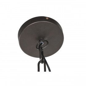 Lampadario Home ESPRIT Marrone Naturale Legno Metallo 50 W 61 x 61 x 117 cm