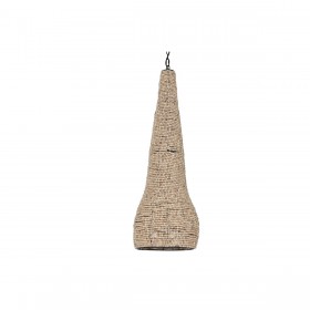 Lampadario Home ESPRIT Naturale Legno Metallo 50 W 36,5 x 36,5 x 174,5 cm