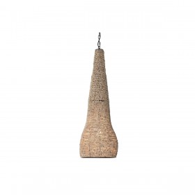 Lampadario Home ESPRIT Naturale Legno Metallo 50 W 36,5 x 36,5 x 174,5 cm