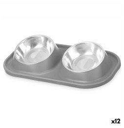 Statua Decorativa Home ESPRIT Bianco Dorato Resina Orientale Egiziano 10 x 9 x 52 cm (2 Unità)