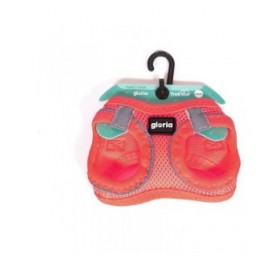 Imbracatura per Cani Gloria Air Mesh Trek Star Regolabile Rosa L (33,4-35 cm)
