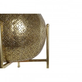Portacandele Home ESPRIT Dorato Metallo Cristallo 29 x 29 x 26,5 cm