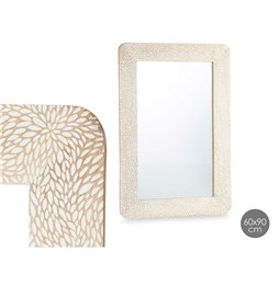 Portacandele Home ESPRIT Dorato Metallo Cristallo 25 x 25 x 26,5 cm