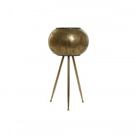 Vaso Home ESPRIT Dorato Metallo Moderno 30 x 30 x 60 cm