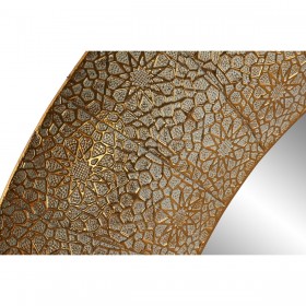 Specchio da parete Home ESPRIT Dorato Arabo 80 x 5,5 x 80 cm