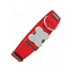 Collare per Cani Red Dingo Larghezza Rosso (4 x 37-55 cm)