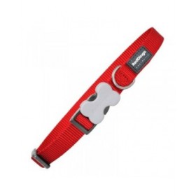 Collare per Cani Red Dingo Liscio Rosso (1,5 x 24-36 cm)