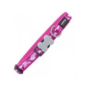 Collare per Cani Red Dingo Fucsia Mimetico (2 x 31-47 cm)