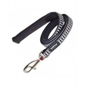 Guinzaglio per Cani Red Dingo Riflettente Nero (1,2 x 120 cm)
