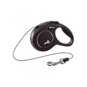 Guinzaglio per gatti Flexi NEW CLASSIC 3 m Nero XS