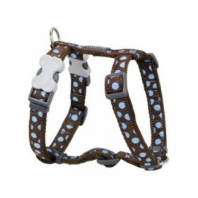 Imbracatura per Cani Red Dingo Style Pois 46-76 cm