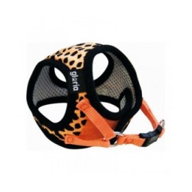 Imbracatura per Cani Gloria Leopardo M 27-35 cm Arancio