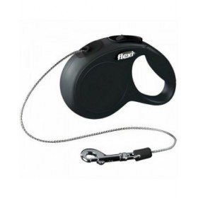 Guinzaglio per Cani Flexi New Classic 8 m Nero Taglia M