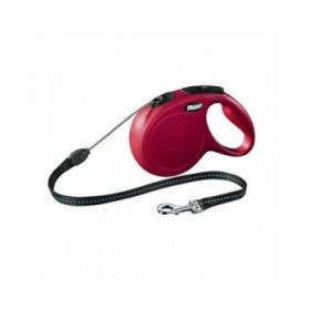 Guinzaglio per Cani Flexi New Classic 8 m Rosso Taglia M