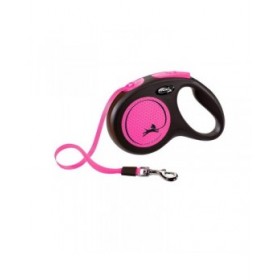 Guinzaglio per Cani Flexi Flexi 5 m Rosa M