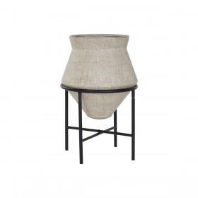 Vaso Home ESPRIT Metallo Magnesio 32,5 x 32,5 x 50 cm