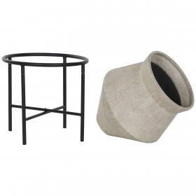 Vaso Home ESPRIT Metallo Magnesio 32,5 x 32,5 x 50 cm