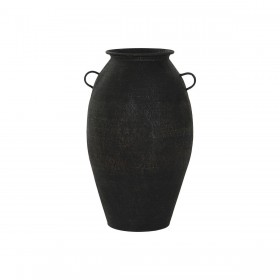 Vaso Home ESPRIT Nero Metallo 34,5 x 34,5 x 57 cm
