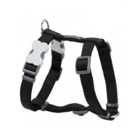 Imbracatura per Cani Red Dingo Liscio 46-76 cm Nero