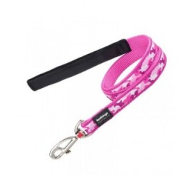 Guinzaglio per Cani Red Dingo Mimetico Fucsia (1,5 x 120 cm)